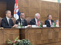 7 September 2023 The National Assembly Speaker at the conference "America Day in Belgrade"