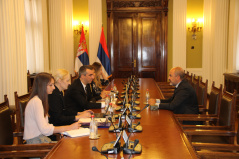 8 September 2023 The National Assembly Speaker in meeting with the newly-appointed Ambassador of Cyprus
