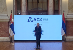 9 December 2023 The Deputy Speaker of the National Assembly of the Republic of Serbia at the solemn academy marking International Anti-Corruption Day, at the National Assembly House.