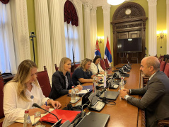 12. септембар 2023. Председница ПГП са Кипром са новоименованим амбасадором Републике Кипар