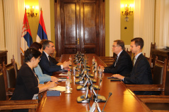 21 September 2023 The National Assembly Speaker in meeting with the newly-appointed Finnish Ambassador to Serbia