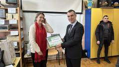 29 January 2024 National Assembly Speaker Dr Vladimir Orlic in visit to the visited "Miroslav Antic" Elementary School