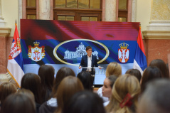 2. oktobar 2024. Predsednica Narodne skupštine Ana Brnabić na otvaranju manifestacije „Radost Evrope“