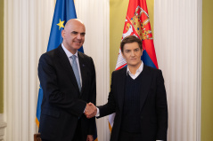 5. mart 2026. Predsednica Narodne skupštine sa generalnim sekretarom Saveta Evrope