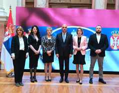 5. март 2026. Делегација Народне скупштине у ПС СЕ са генералним секретаром Савета Европе