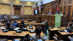 8 October 2024 The student parliament session “Small steps, big moves: volunteering connects!” 