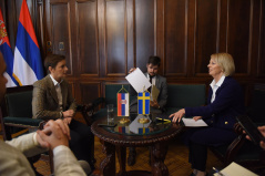 4 November 2024 The National Assembly Speaker in meeting with the newly appointed Ambassador of the Kingdom of Sweden