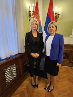 9 October 2024 The Head of the PFG with Baltic States and the Latvian Ambassador