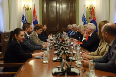 10 October 2024 The Speaker of the National Assembly of the Republic of Serbia Ana Brnabic met today with the President of the Parliamentary Assembly of the Organization for Security and Co-operation in Europe Pia Kauma