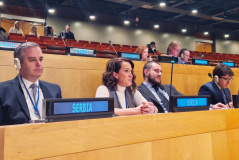11 February 2024 The National Assembly delegation at the Parliamentary Hearing at the United Nations