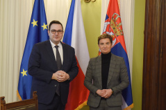 11 October 2024 The National Assembly Speaker with the Minister of Foreign Affairs of the Czech Republic