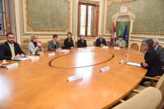 13 November 2024 National Assembly Speaker Ana Brnabic in meeting with the Deputy Rector of Luiss "Guido Carli" University