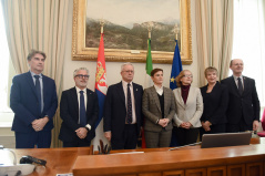13 November 2024 The National Assembly Speaker and the Chairman of the Committee on Foreign and EU Affairs of the Chamber of Deputies of the Italian Parliament