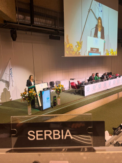 15 October 2024  National Assembly Deputy Speaker Snezana Paunovic at the 149th Assembly of the Inter-Parliamentary Union (IPU)