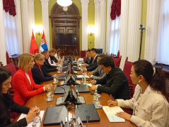 16 October 2024  National Assembly Deputy Speaker Marina Ragus with the Chinese delegation 