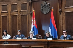 19. februar 2026. Učesnici Javnog slušanja: Predstavljanje Predloga zakona o uspostavljanju i funkcionisanju sistema za upravljanje kohezionom politikom 