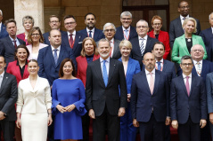 23. април 2024. Учесници Конференције председника парламената у оквиру шпанског председавања Савету ЕУ 