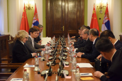 20 May 2024 The National Assembly Speaker in meeting with the member of Politburo of the Central Committee of the Communist Party of China and secretary of the Beijing Municipal Committee Yin Li