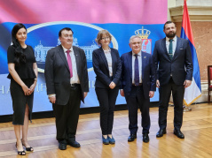 20 June 2024 The members of the Foreign Affairs Committee with the Irish Parliamentary delegation