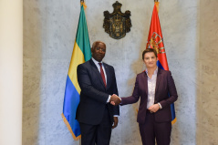 22. maj 2024. predsednica Narodne skupštine sa predsednikom Vlade Republike Gabon