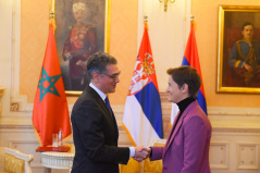 24 April 2023 The National Assembly Speaker and the Ambassador of the Kingdom of Morocco