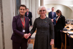 24. novembar 2025. Predsednica Narodne skupštine na Četvrtom parlamentarnom samitu Međunarodne krimske platforme