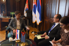 27 June 2024 The National Assembly Speaker in meeting with the Cuban Ambassador