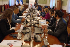 5. novembar 2025. Učesnici sastanka Generalnog odbora za ekonomska pitanja Parlamentarne skupštine Parlamentarne dimenzije Centralno-evropske inicijative