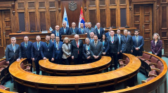 14. oktobar 2025. Učesnici 65. sastanka Odbora za ekonomsku i razvojnu politiku PS CES