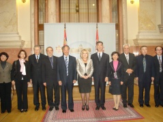 12 October 2011 Speaker of the National Assembly of the Republic of Serbia Prof. Dr Slavica Djukic-Dejanovic with the delegation of the Chinese Overseas Friendship Association 