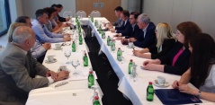16 July 2015 The Economic Caucus visits Cajetina and Uzice