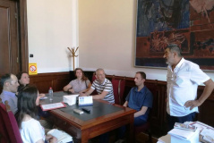 13 August 2019 Prof. Dr Ljubisa Stojmirovic in meeting with the students 