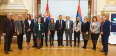 29. novembar 2019. članovi Parlamentarnog odbora za stabilizaciju i pridruživanje EU - Srbija sa poslanicima Evropskog parlamenta iz grupacije “Identitet i demokratija”