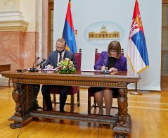 10. март 2020. Председница Народне скупштине и председник Парламента Јерменије потписали Меморандум о разумевању