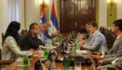 8 July 2021 Regular consultations of Dacic and Brnabic with representatives of the Ministry of Justice 