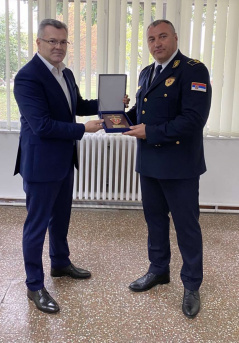 22 September 2021 Members of the Security Services Control Committee and Defence and Internal Affairs Committee visit the Gendarmerie Detachment in Novi Sad