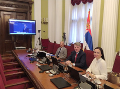 9 September 2021 Zarko Obradovic and Justina Pupin Koscal take part in the Inter-Parliamentary Conference on the Common Foreign and Security Policy and the Common Security and Defence Policy