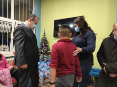 6 January 2022 National Assembly Speaker Ivica Dacic visits “Svratiste” children’s shelter in New Belgrade