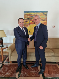 17 May 2022 The Speaker of the National Assembly of the Republic of Serbia and the President of the Parliamentary Assembly of the Council of Europe