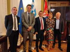 20 May 2022 The Members of the Parliamentary Friendship Group with Greece with the Greek Minister of Tourism and the delegation of the Hellenic Parliament