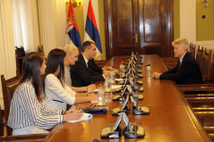 7.jul 2023. Dr Vladimir Orlić primio ambasadora Norveške u oproštajnu posetu