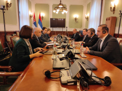 2 March 2023 The Chairman of the Agriculture, Forestry and Water Management Committee in meeting with the Georgian parliamentary delegation