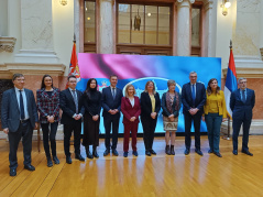 5. april 2023. Članovi Odbora za evropske integracije i delegacija Senata Republike Francuske 