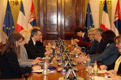 5 April 2023 The National Assembly Speaker and the delegation of the Senate of the Republic of France