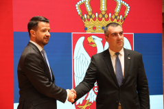 10. jul 2023. Predsednik Narodne skupštine Republike Srbije sa predsednikom Crne Gore