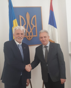 17 January 2023 The Head of the PFG with Ukraine meets with the Ukrainian Ambassador to Serbia 