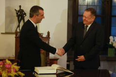 19 January 2023 The Speaker of the National Assembly of the Republic of Serbia with the Mayor of Ljubljana
