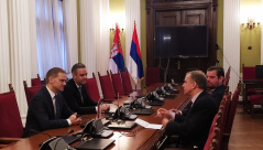 30 January 2023 The Chairman of the Foreign Affairs Committee and the Dutch Ambassador to Serbia 