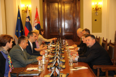 31 May 2023 The Speaker of the National Assembly of the Republic of Serbia in meeting with the delegation of the Parliamentary Friendship Group with the Republic of Serbia in the National Assembly of the Republic of Slovenia