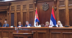 26. april 2024. Obraćanje potpredsednice Narodne skupštine Snežane Paunović na svečanosti povodom obeležavanja Dana devojčica u IKT sektoru